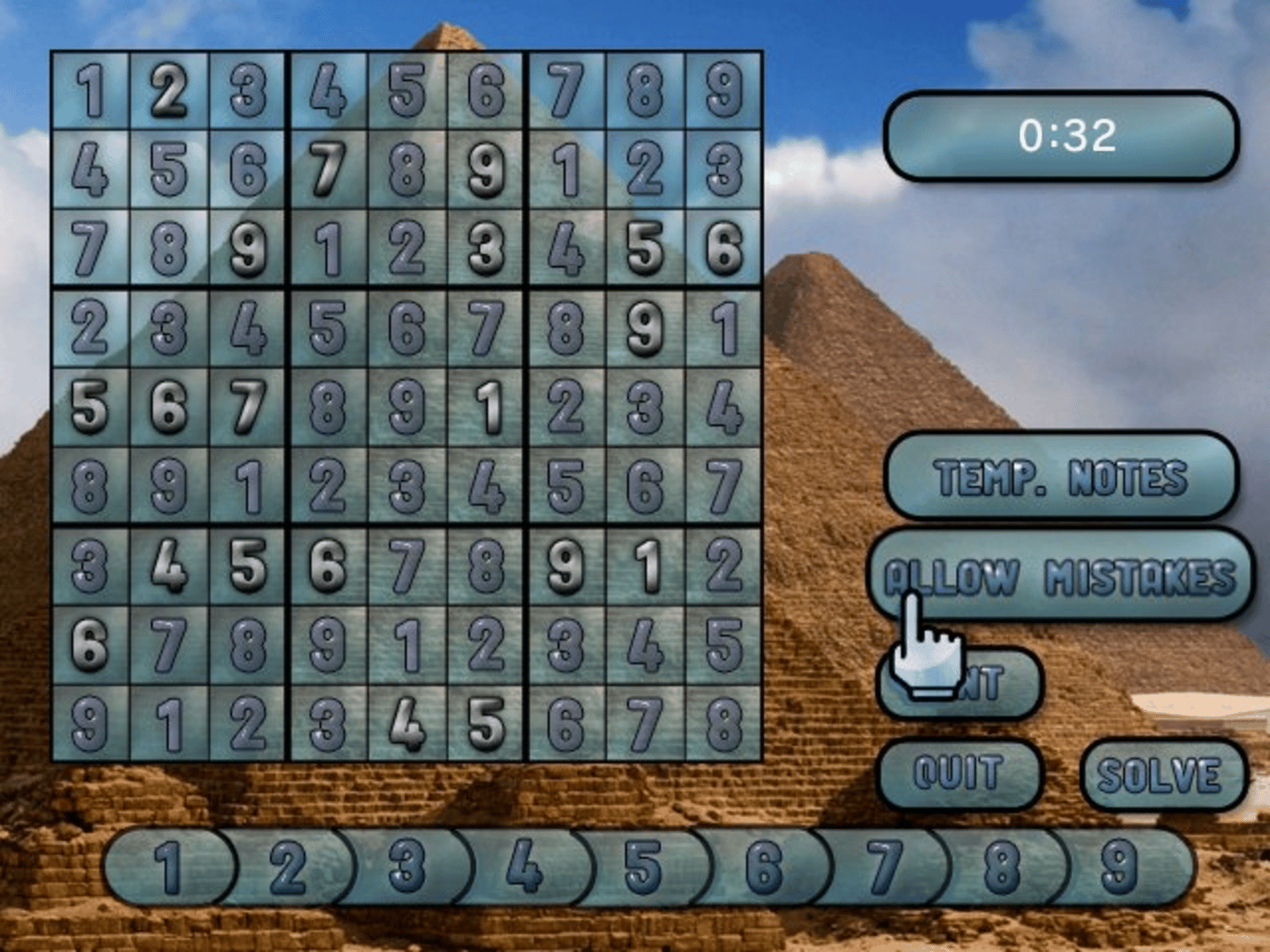 Sudoku Challenge! screenshot