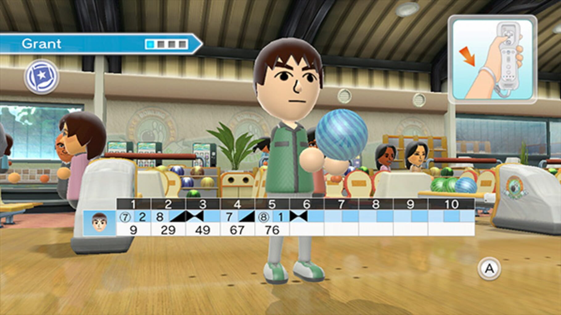 Captura de pantalla - Wii Sports Club: Bowling