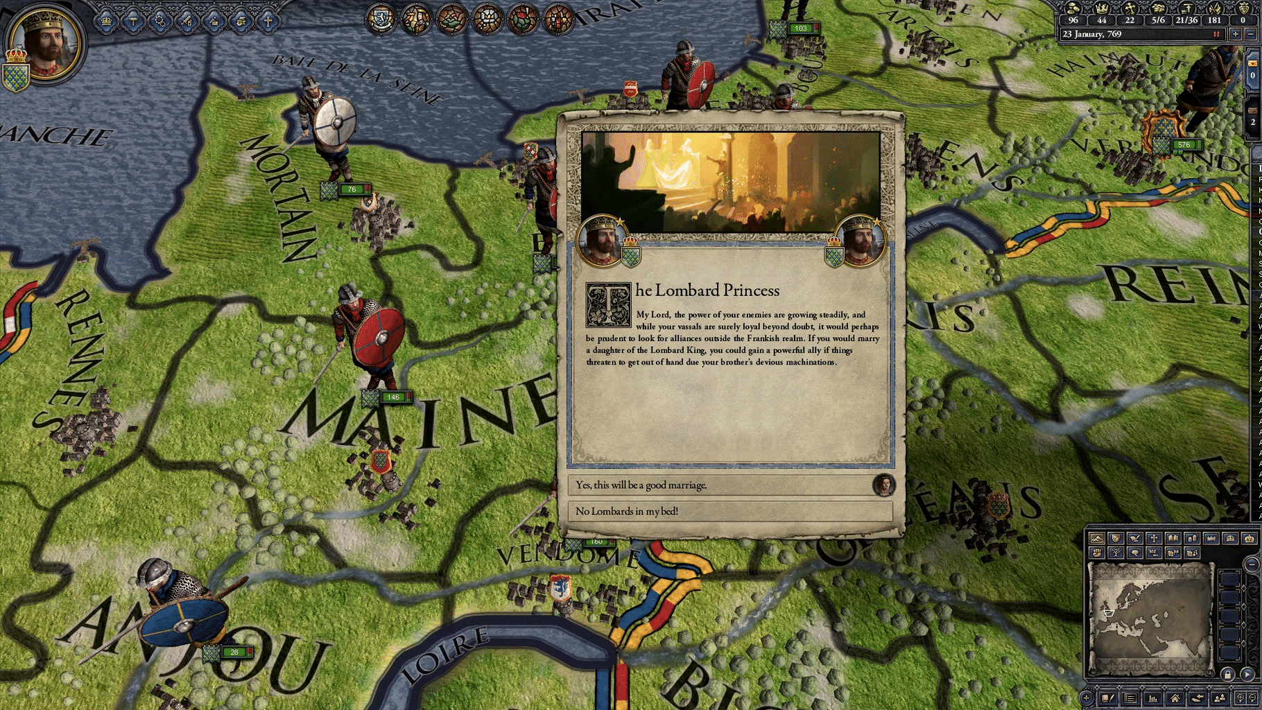 Crusader Kings II: Charlemagne screenshot