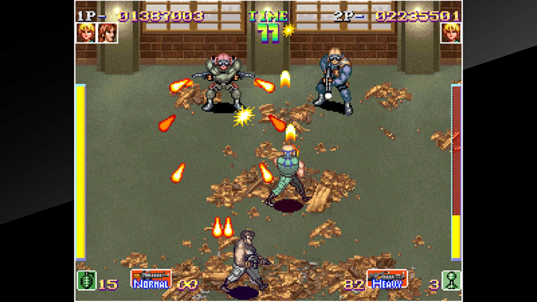 Captura de pantalla - ACA Neo Geo: Shock Trooper