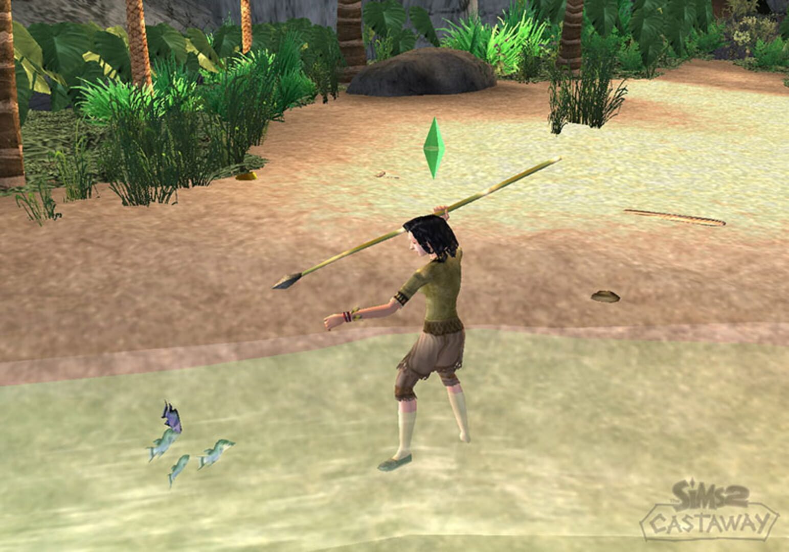 Captura de pantalla - The Sims 2: Castaway