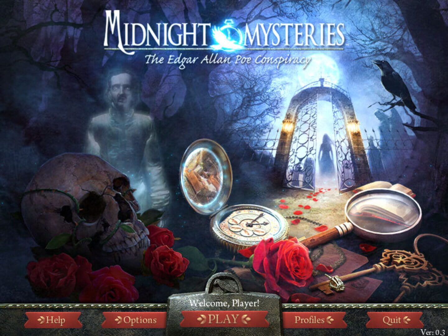 Captura de pantalla - Midnight Mysteries: The Edgar Allan Poe Conspiracy