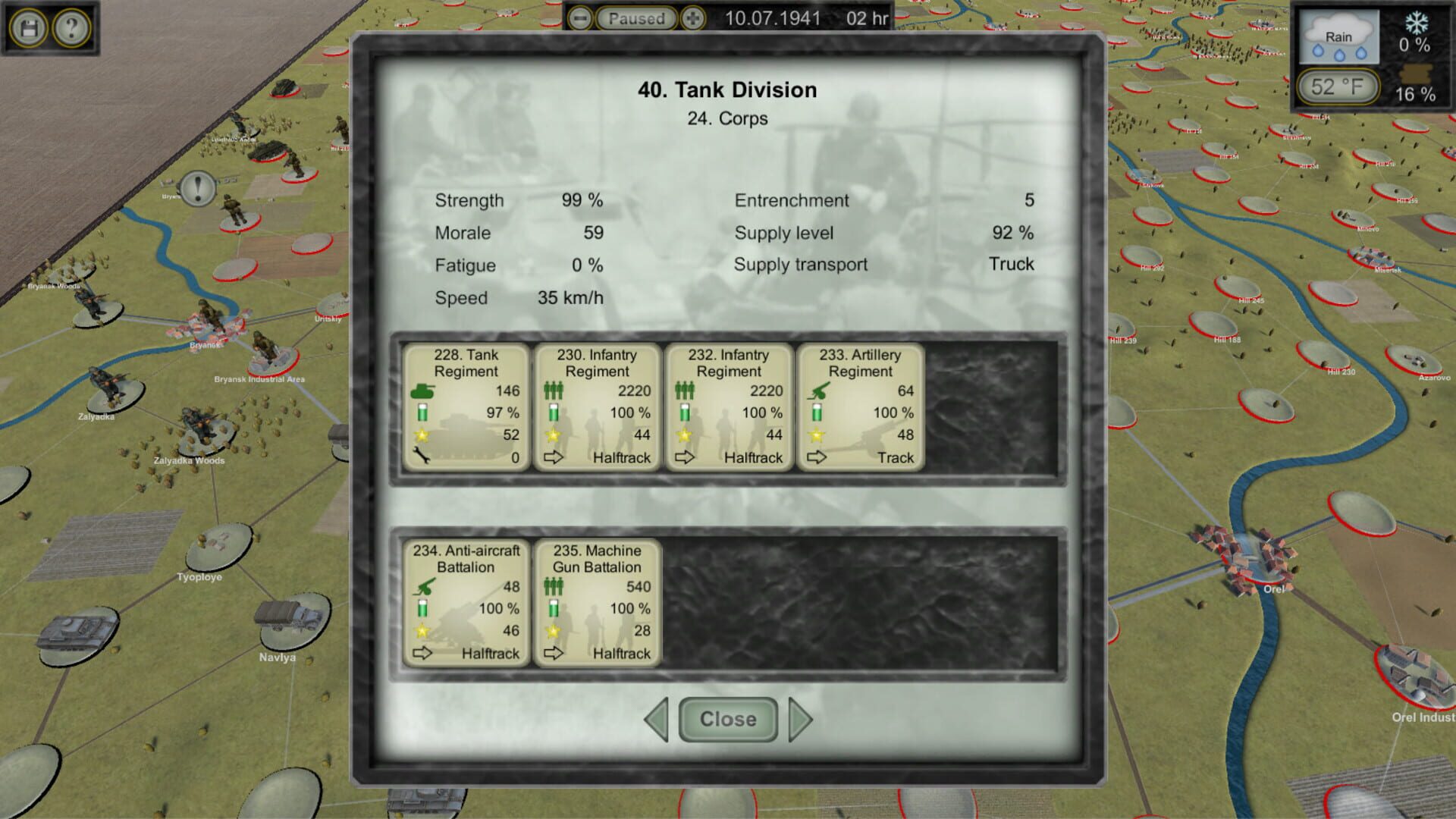 Panzer Doctrine - Screenshot