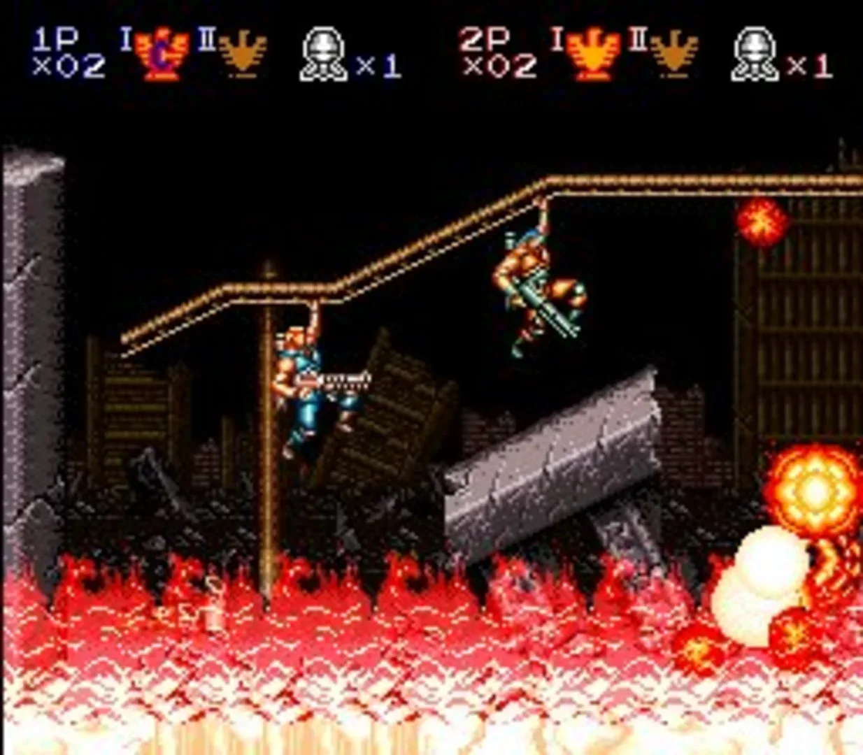 Captura de pantalla - Contra III: The Alien Wars