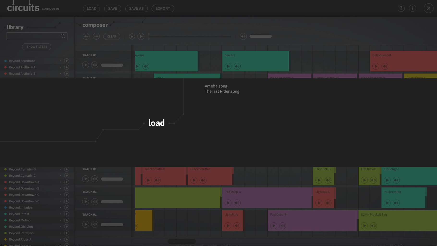 Circuits screenshot