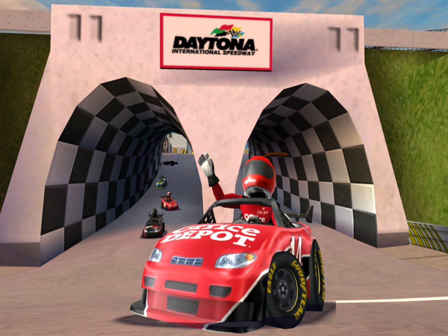 Captura de pantalla - NASCAR Kart Racing