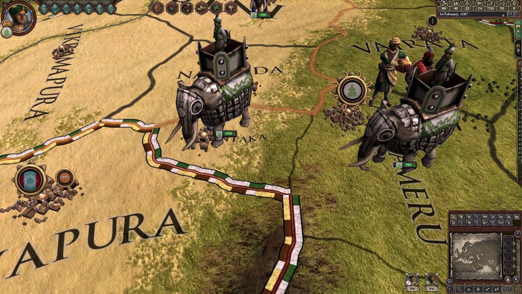 Captura de pantalla - Crusader Kings II: Rajas of India