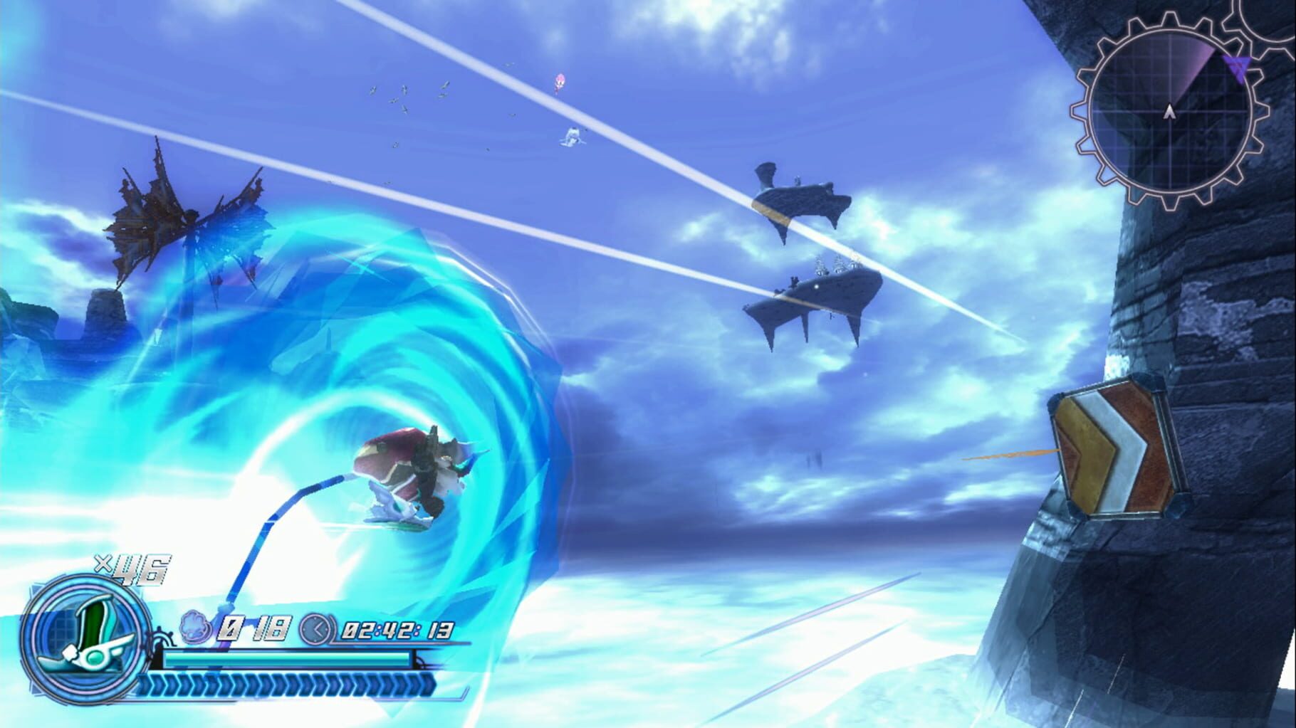 Captura de pantalla - Rodea the Sky Soldier