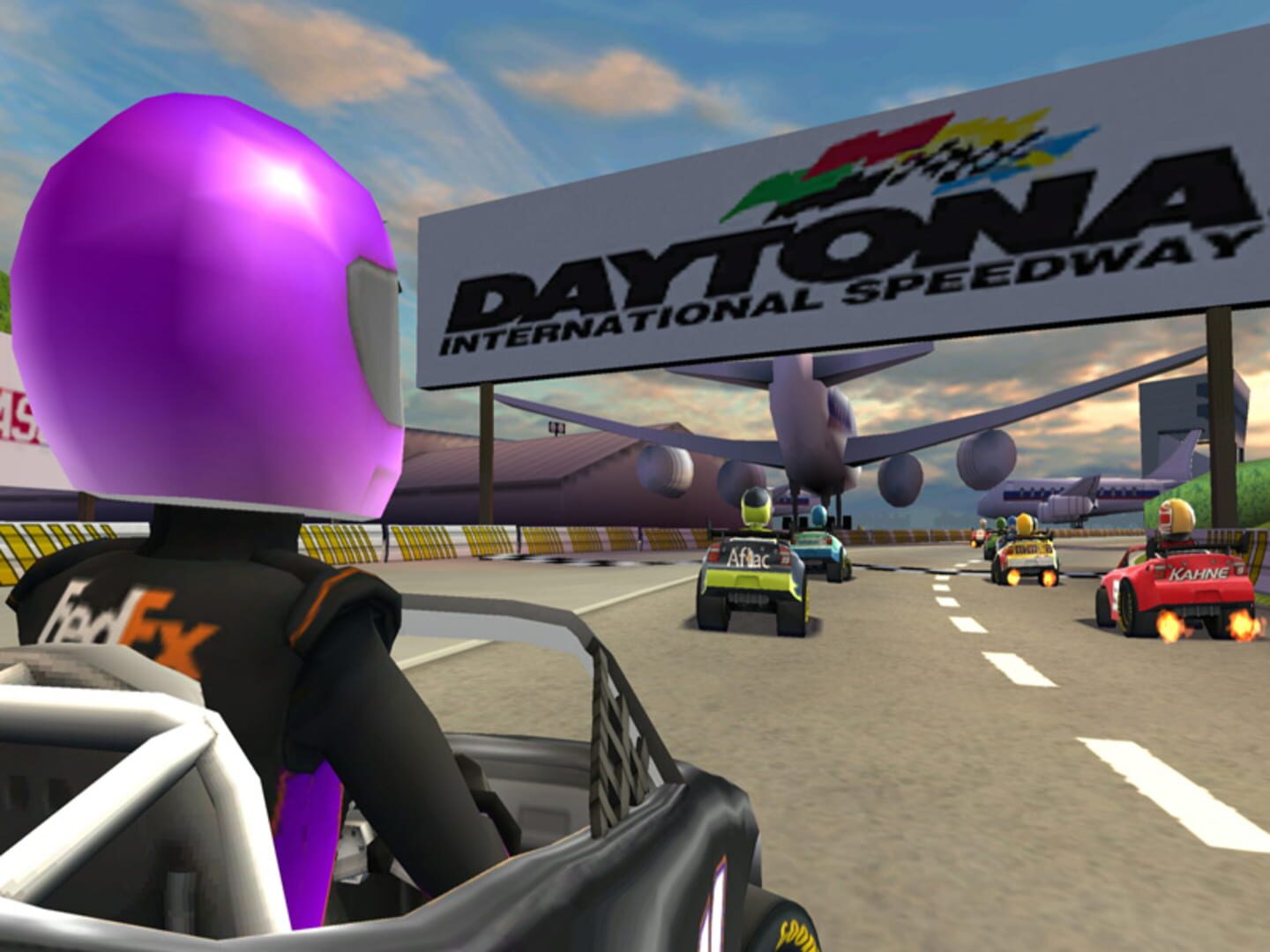 Captura de pantalla - NASCAR Kart Racing