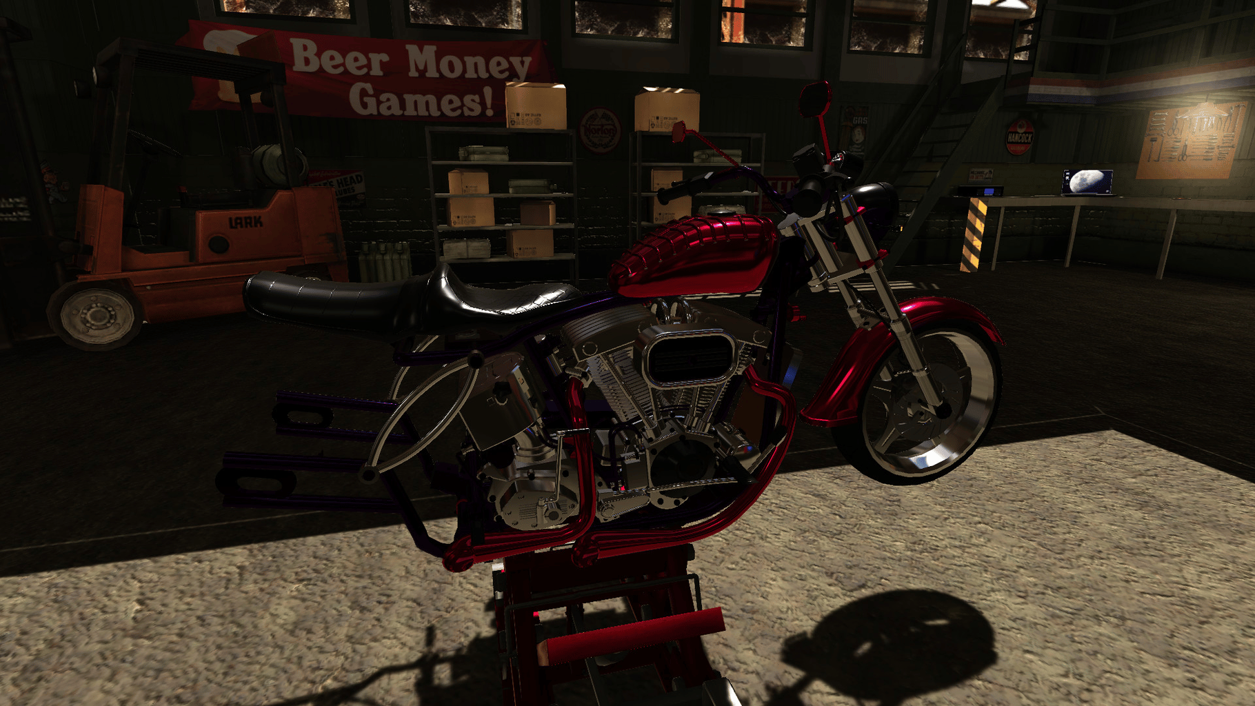 Motorbike Garage Mechanic Simulator screenshot