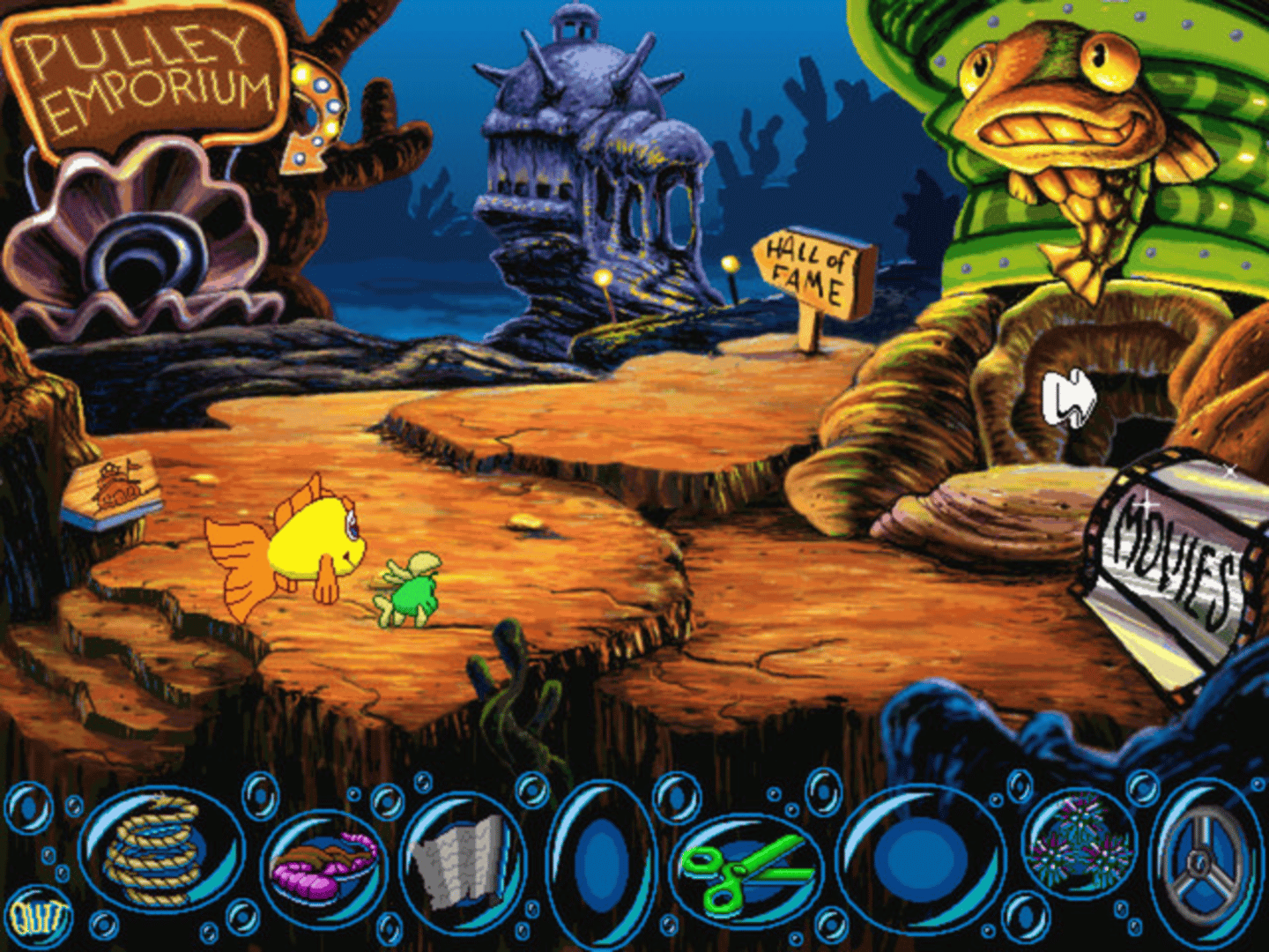 Freddi Fish 2: The Case of the Haunted Schoolhouse screenshot