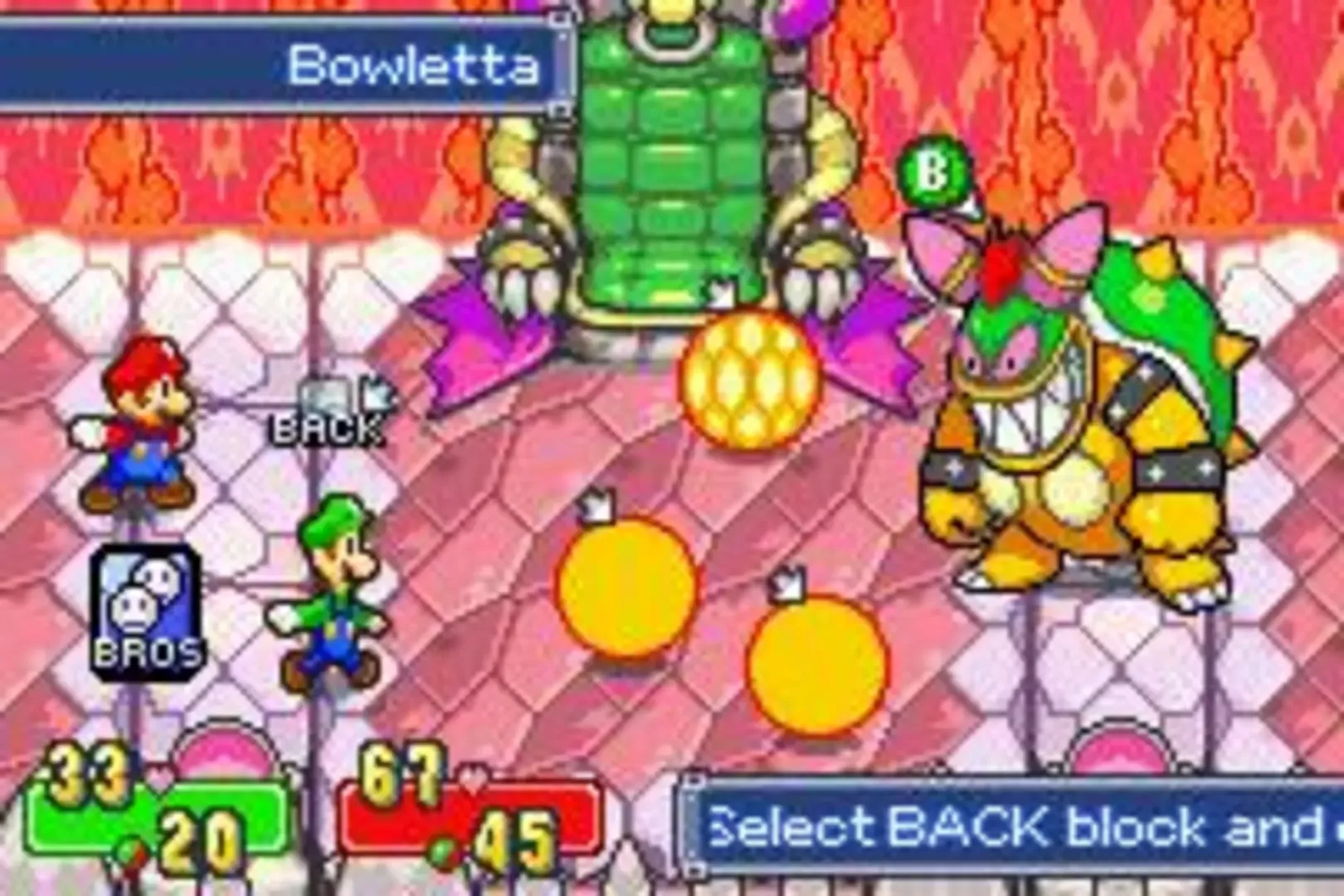 Captura de pantalla - Mario & Luigi: Superstar Saga