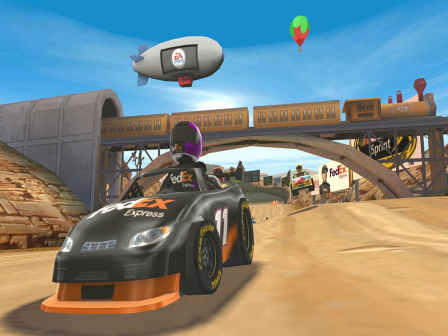 Captura de pantalla - NASCAR Kart Racing