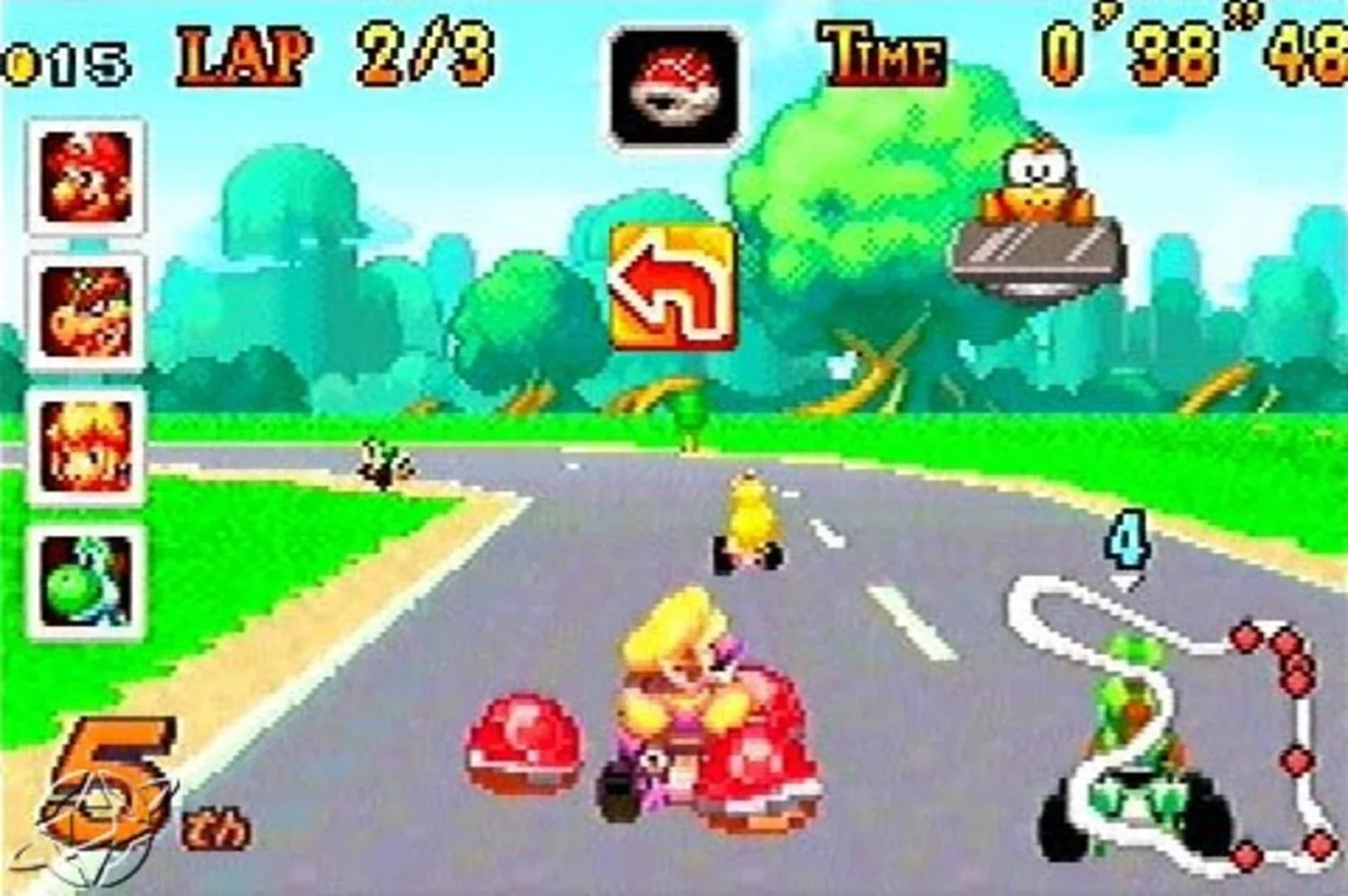 Captura de pantalla - Mario Kart: Super Circuit