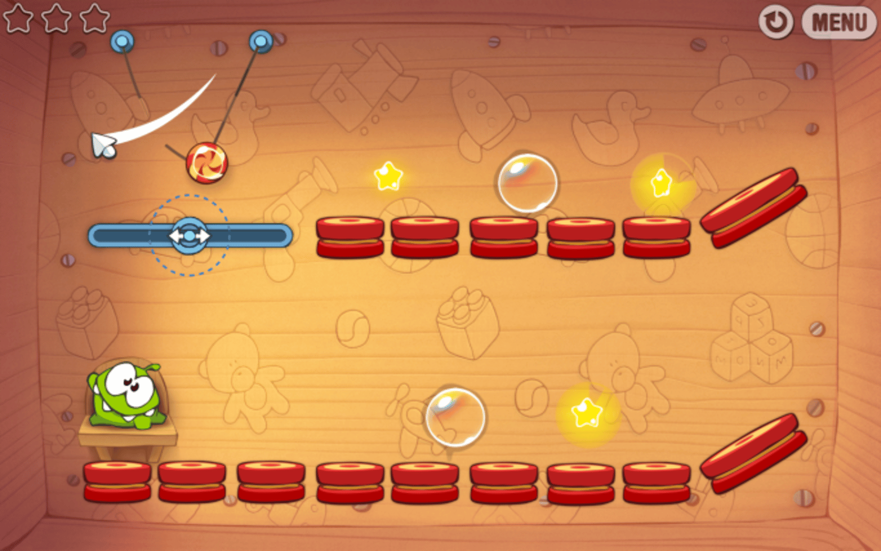 Cut the Rope 3DS screenshot