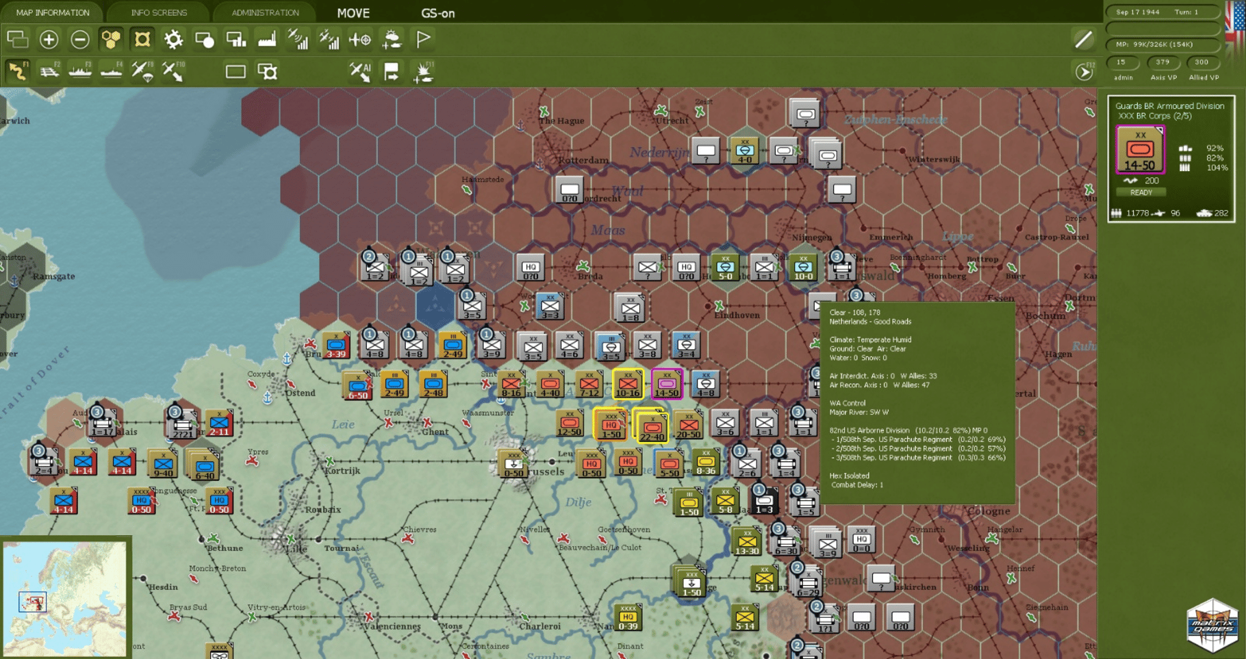 Gary Grigsby's War in the West screenshot