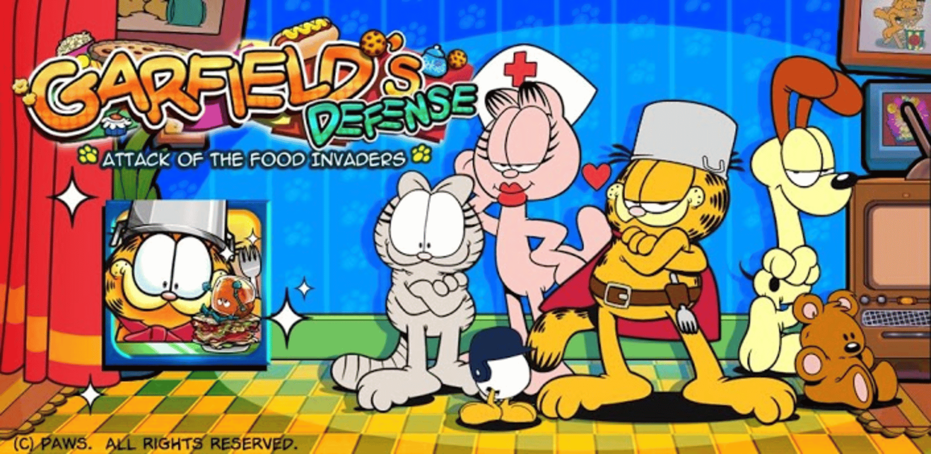 Garfield's Defense: Attack of the Food Invaders Cover