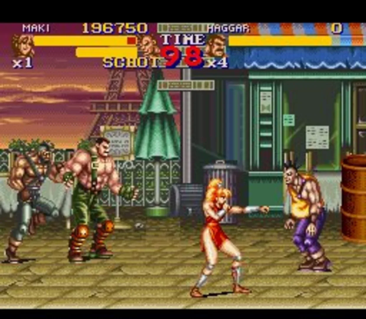 Captura de pantalla - Final Fight 2