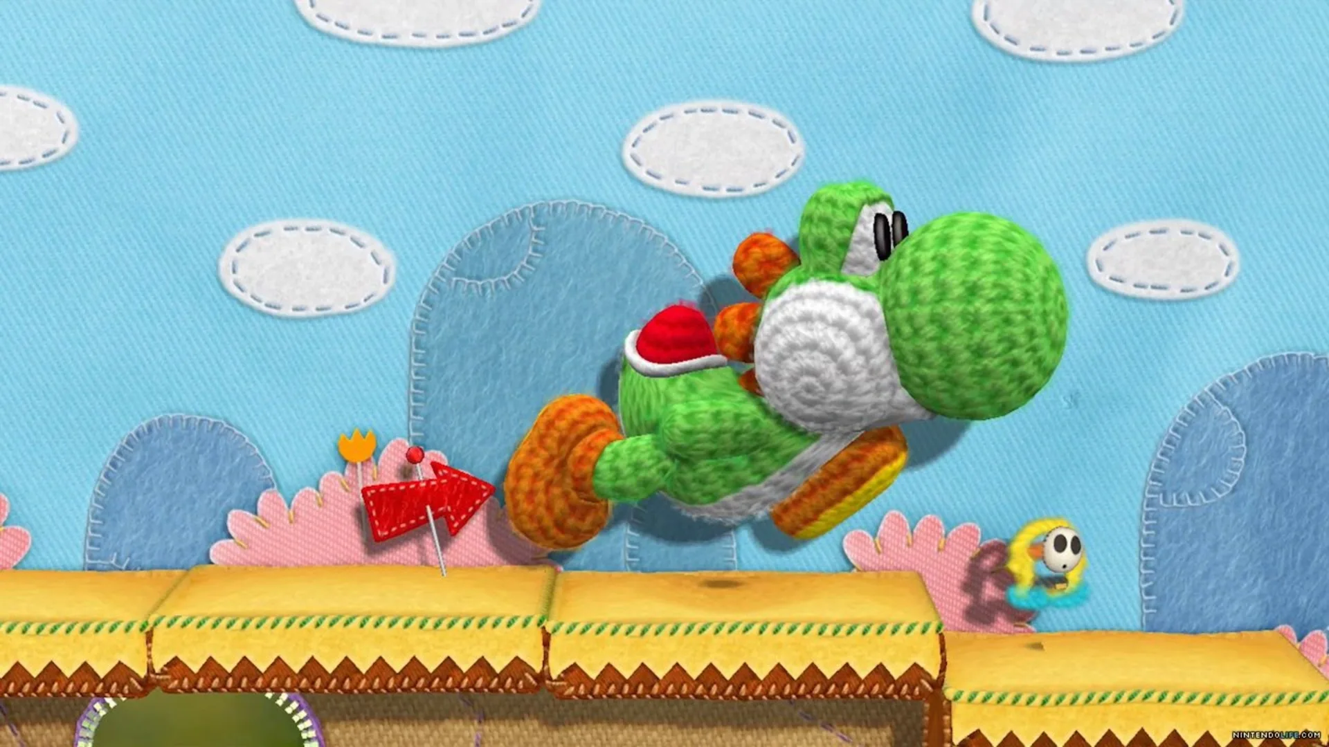 Captura de pantalla - Yoshi's Woolly World
