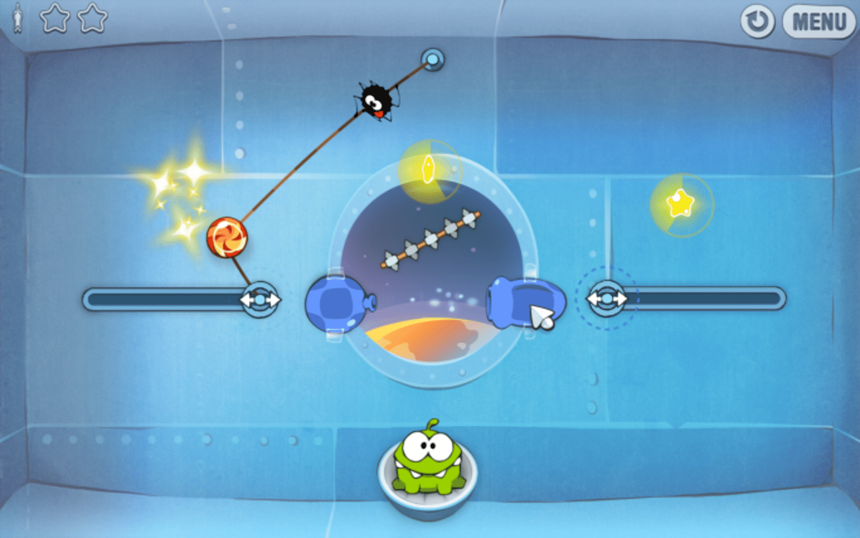 Cut the Rope 3DS screenshot