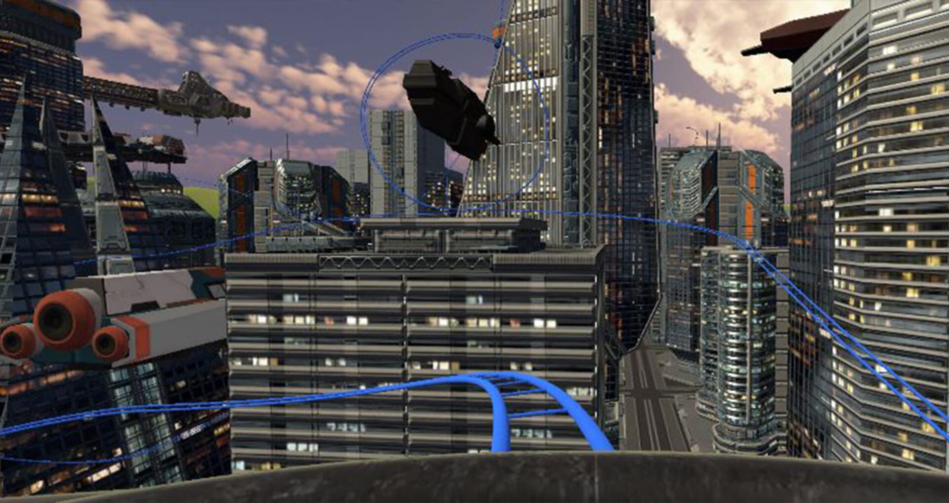 Future City Coaster - Screenshot