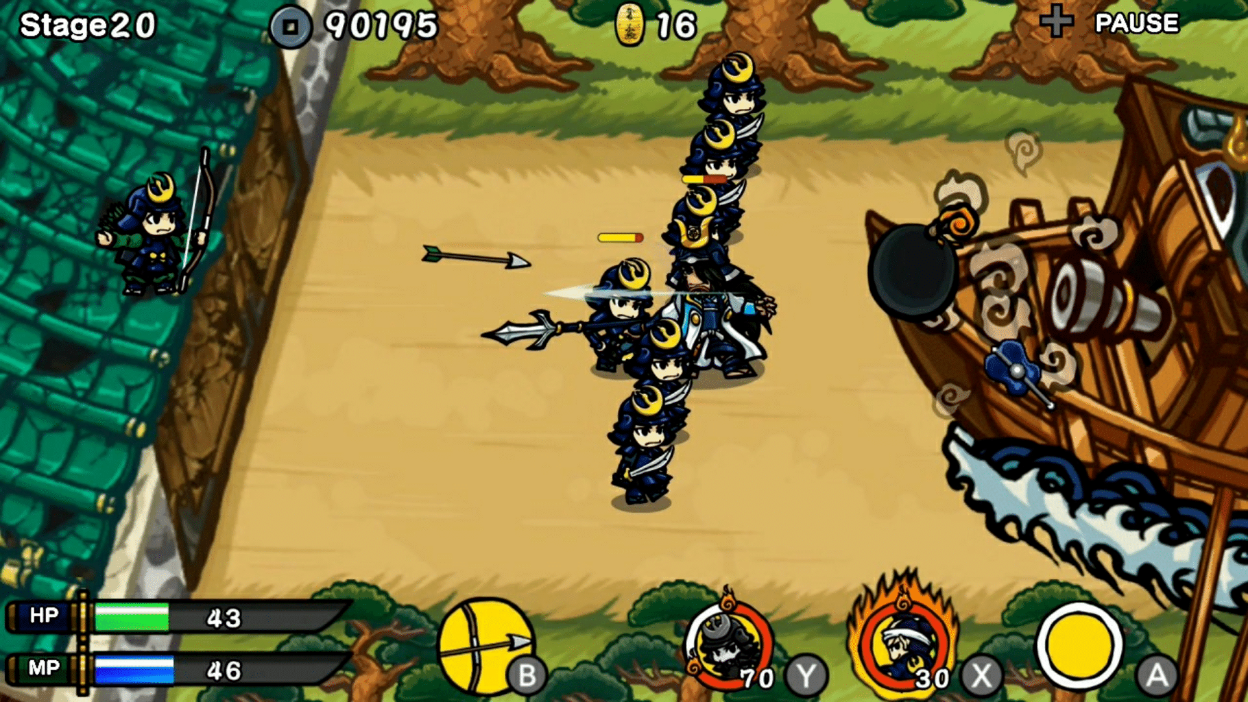 Samurai Defender: Ninja Warfare screenshot