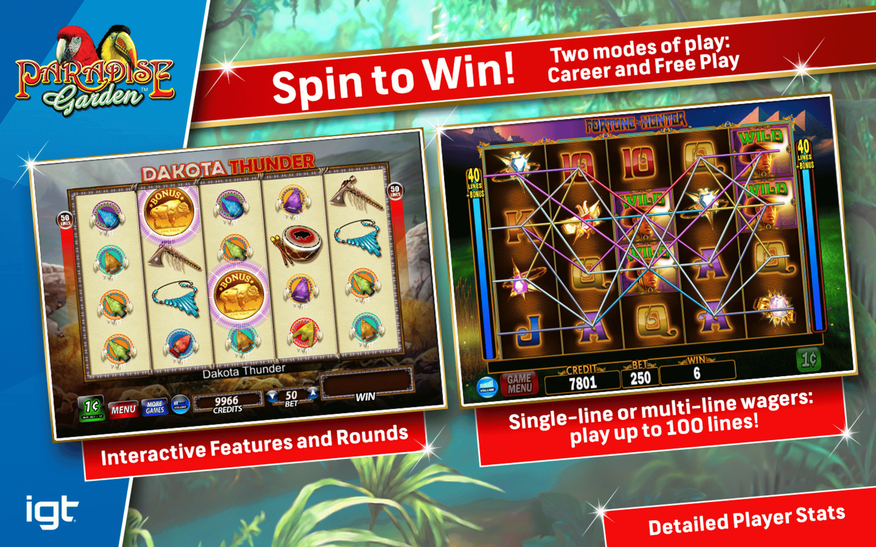 IGT Slots Paradise Garden screenshot