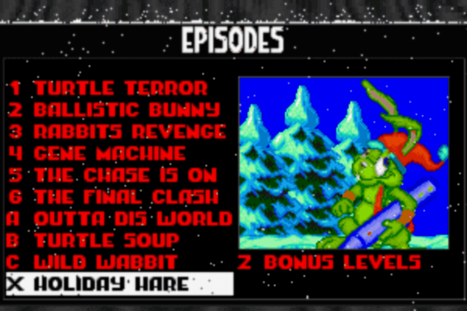 Jazz Jackrabbit: Holiday Hare 1995 screenshot