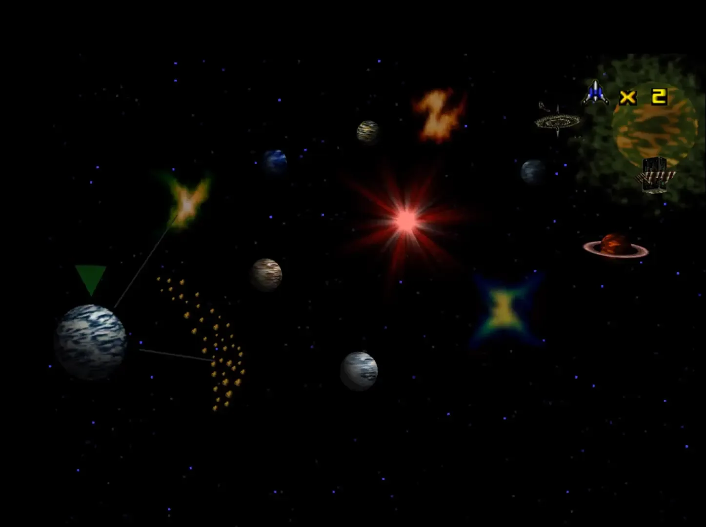 Captura de pantalla - Star Fox 64