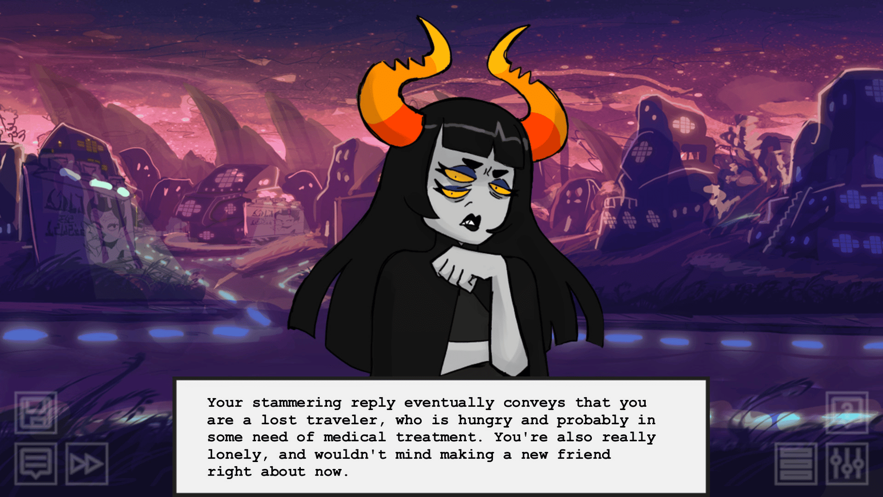 Hiveswap Friendsim screenshot