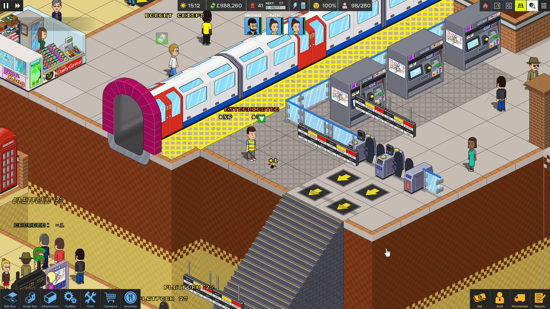 Overcrowd: A Commute 'Em Up screenshot