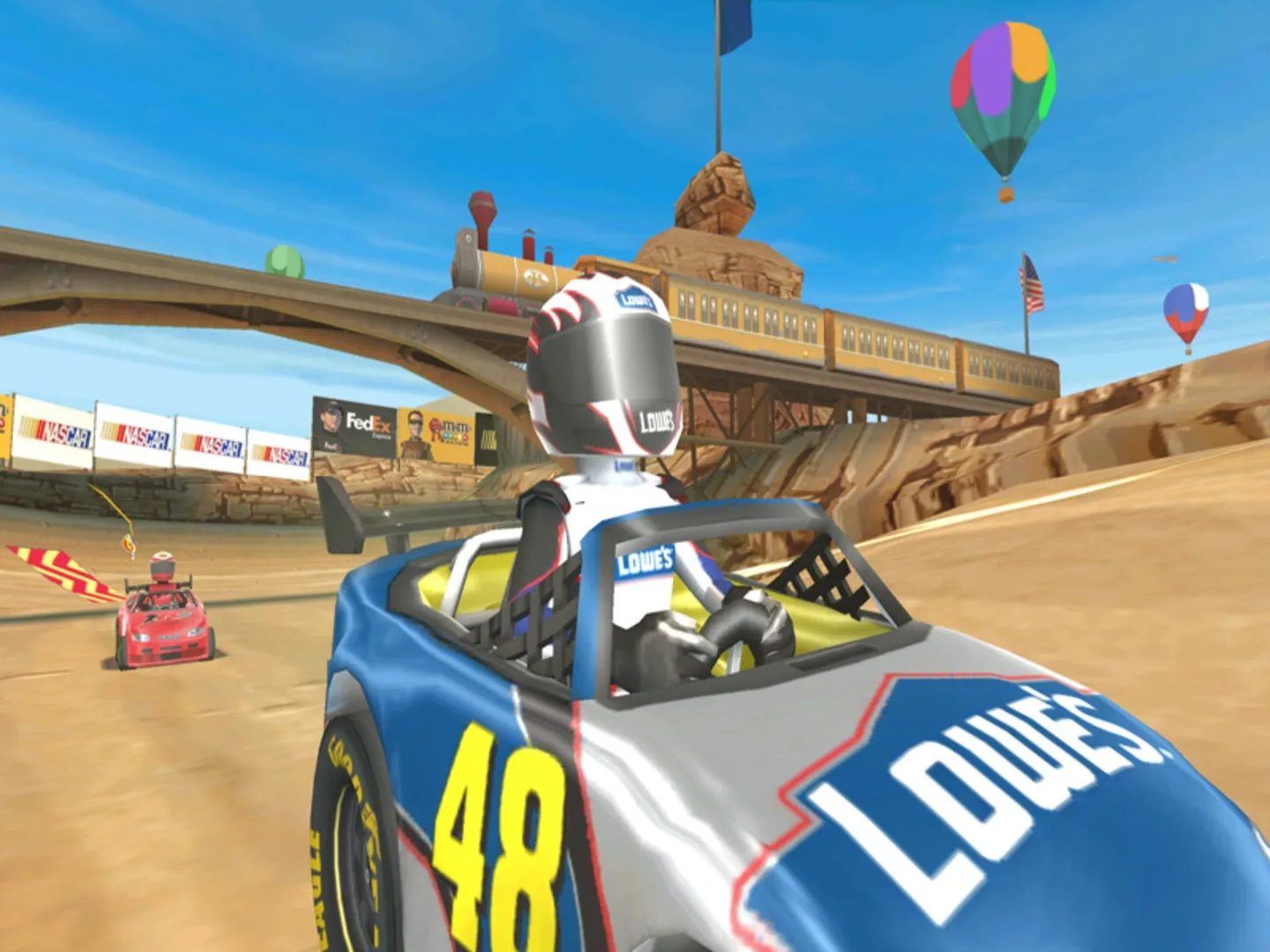 Captura de pantalla - NASCAR Kart Racing
