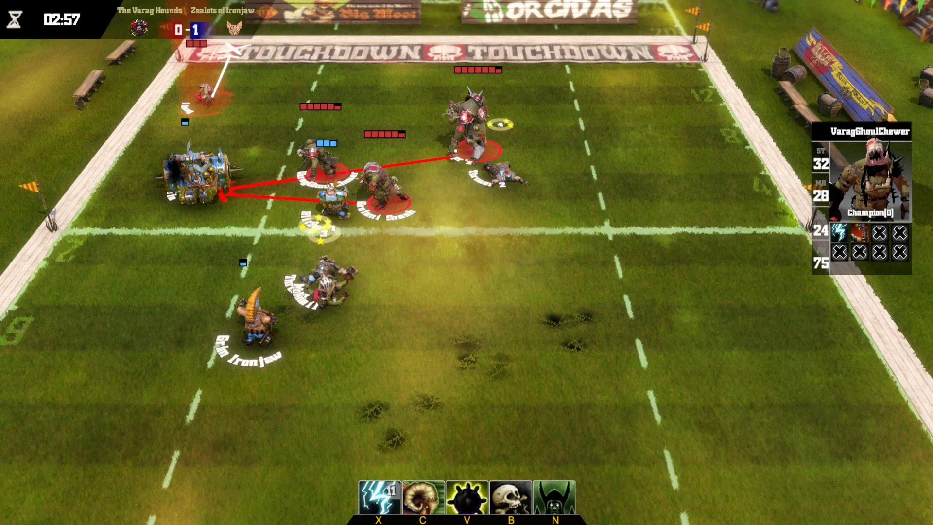 Captura de pantalla - Blood Bowl: Death Zone