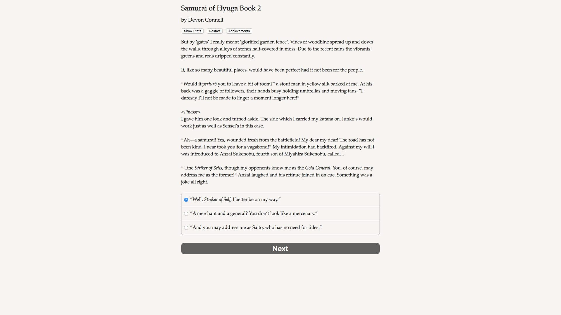 Samurai of Hyuga Book 2 - Screenshot