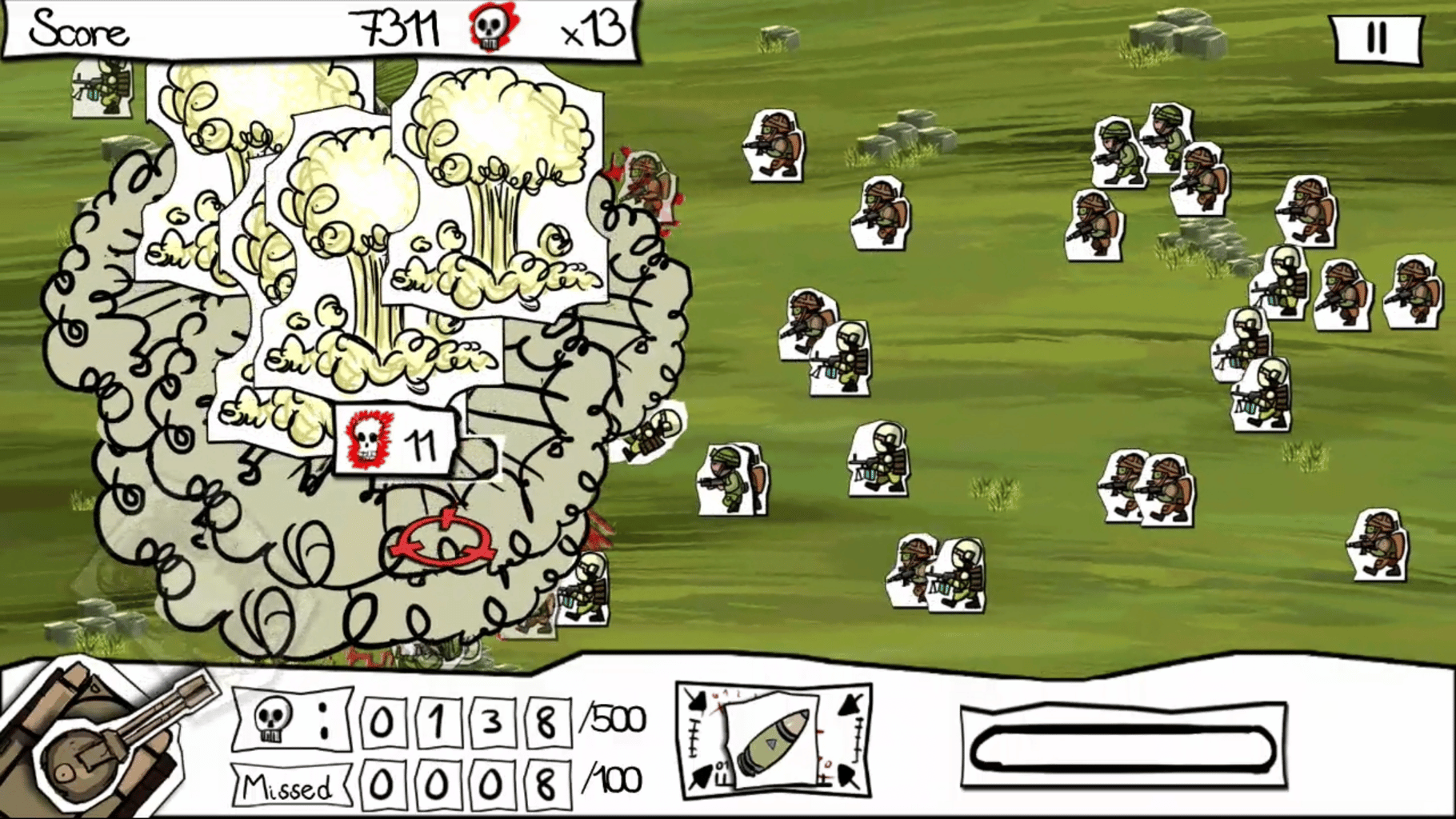 Paper Wars: Cannon Fodder Devastated screenshot