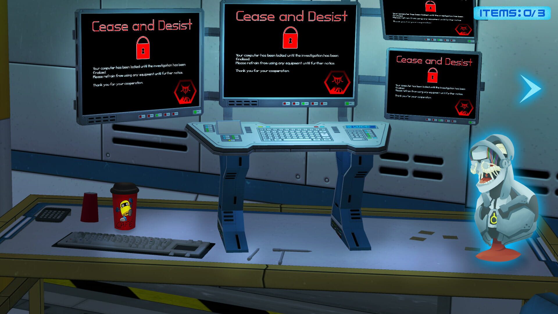 Error: Human Not Found - Screenshot