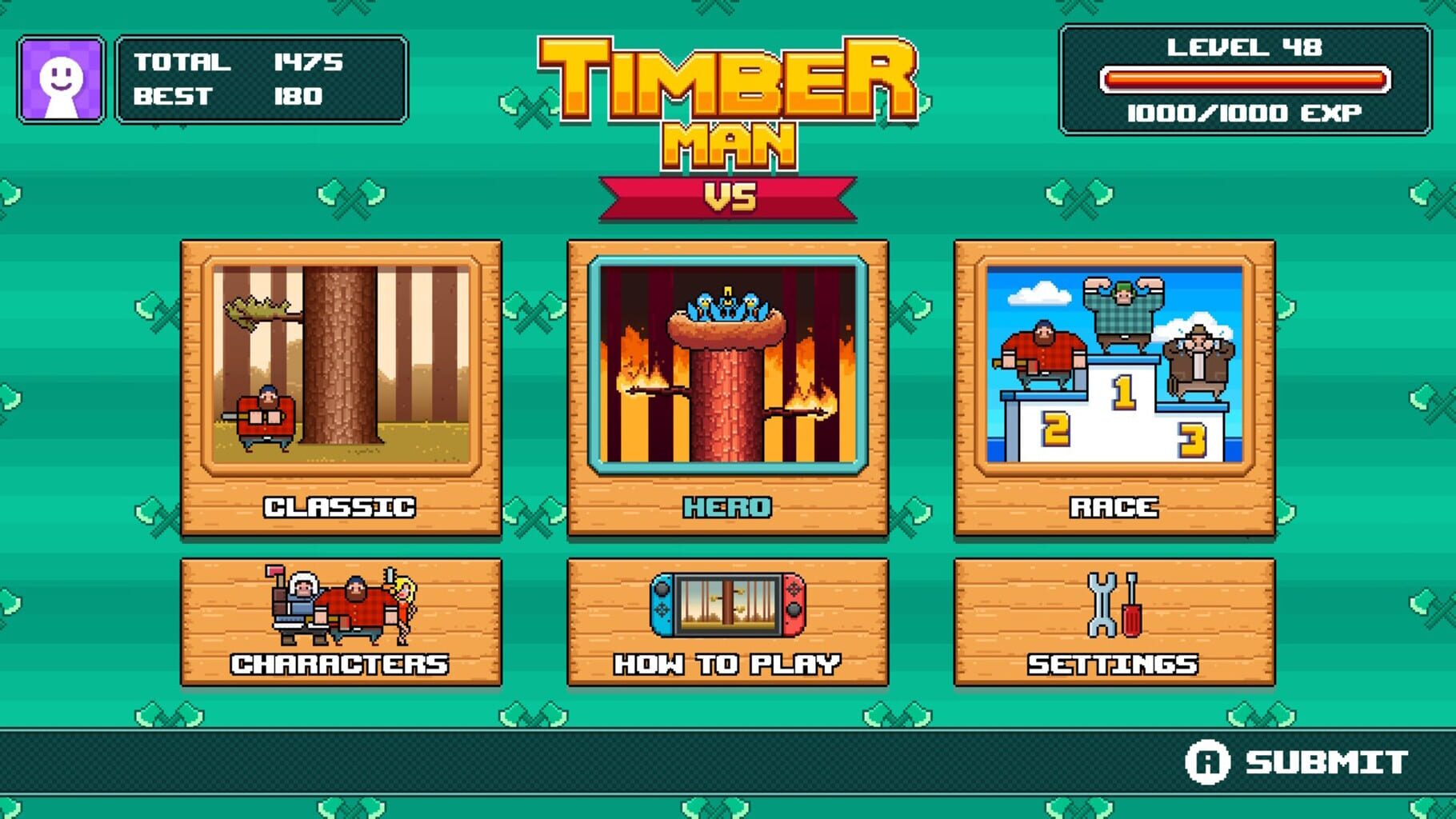 Timberman VS screenshot