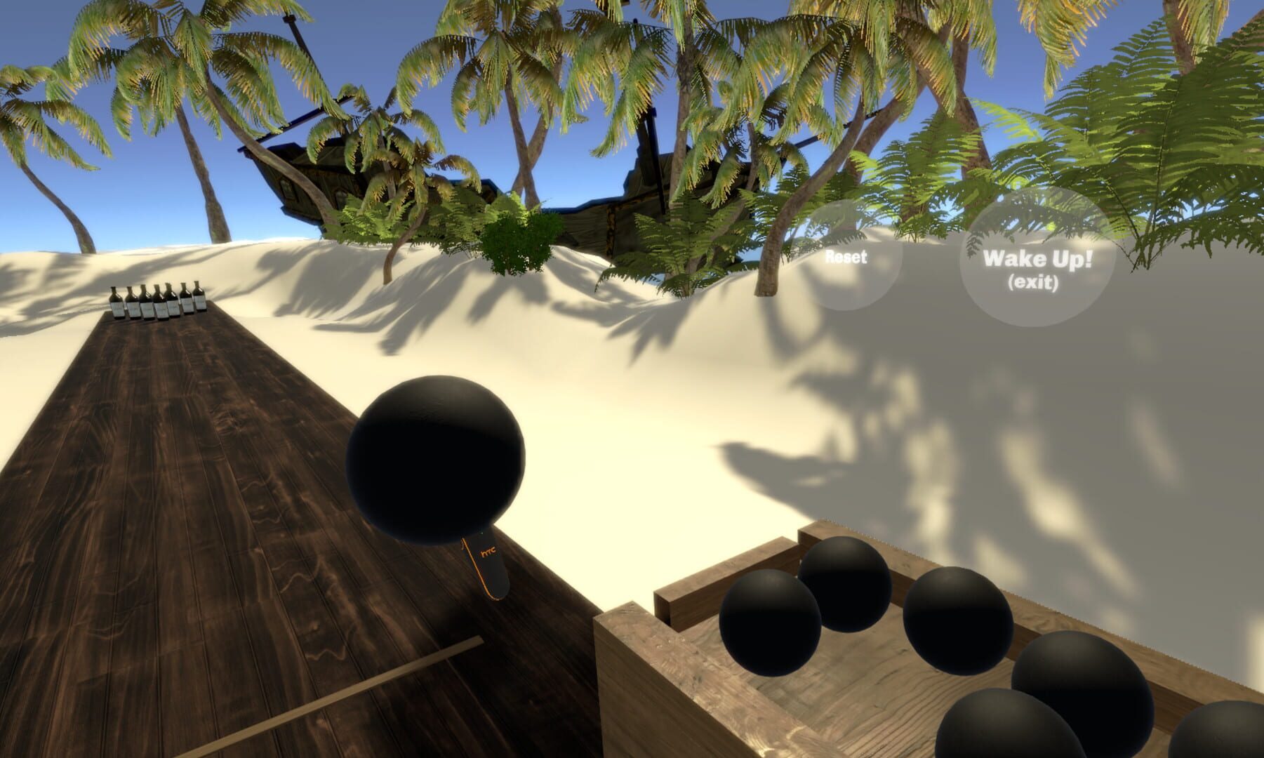 Beach Bowling Dream VR - Screenshot