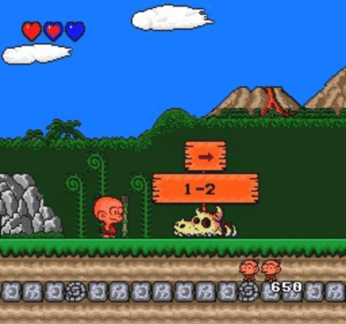 Bonk's Adventure screenshot