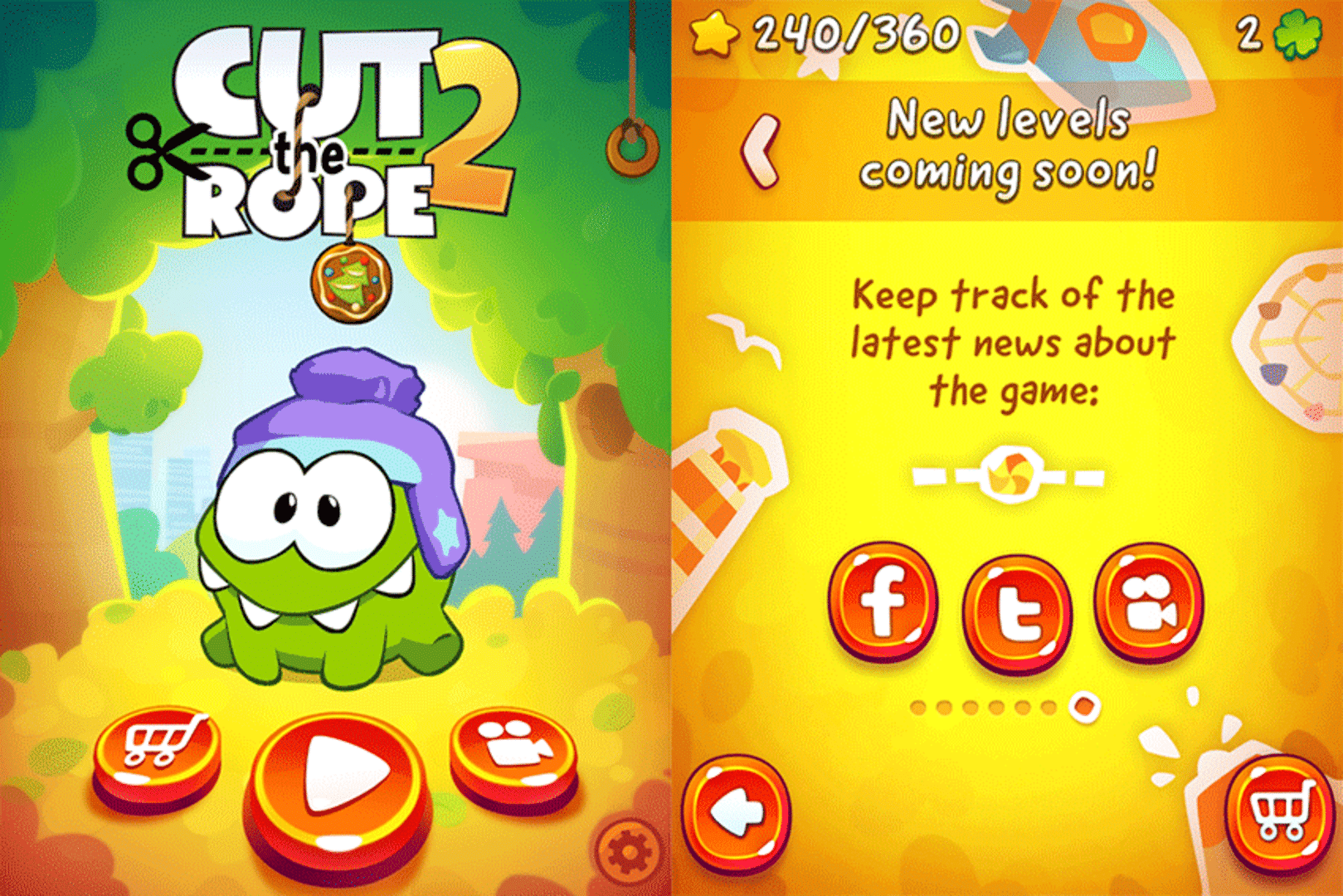 Cut the Rope 2 screenshot