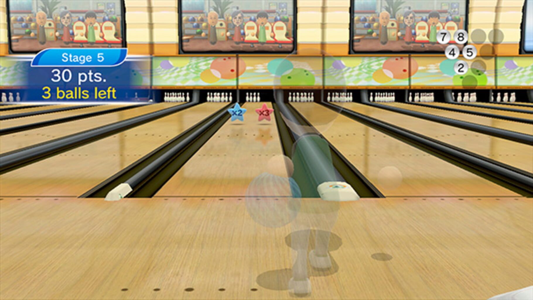 Captura de pantalla - Wii Sports Club: Bowling