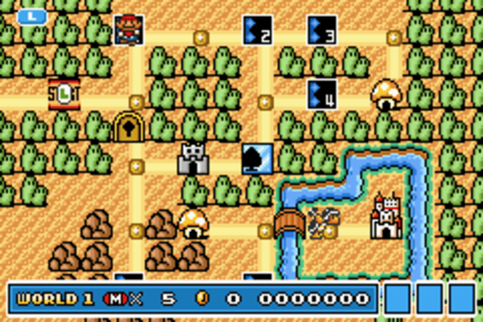 Super Mario Advance 4: Super Mario Bros. 3 screenshot