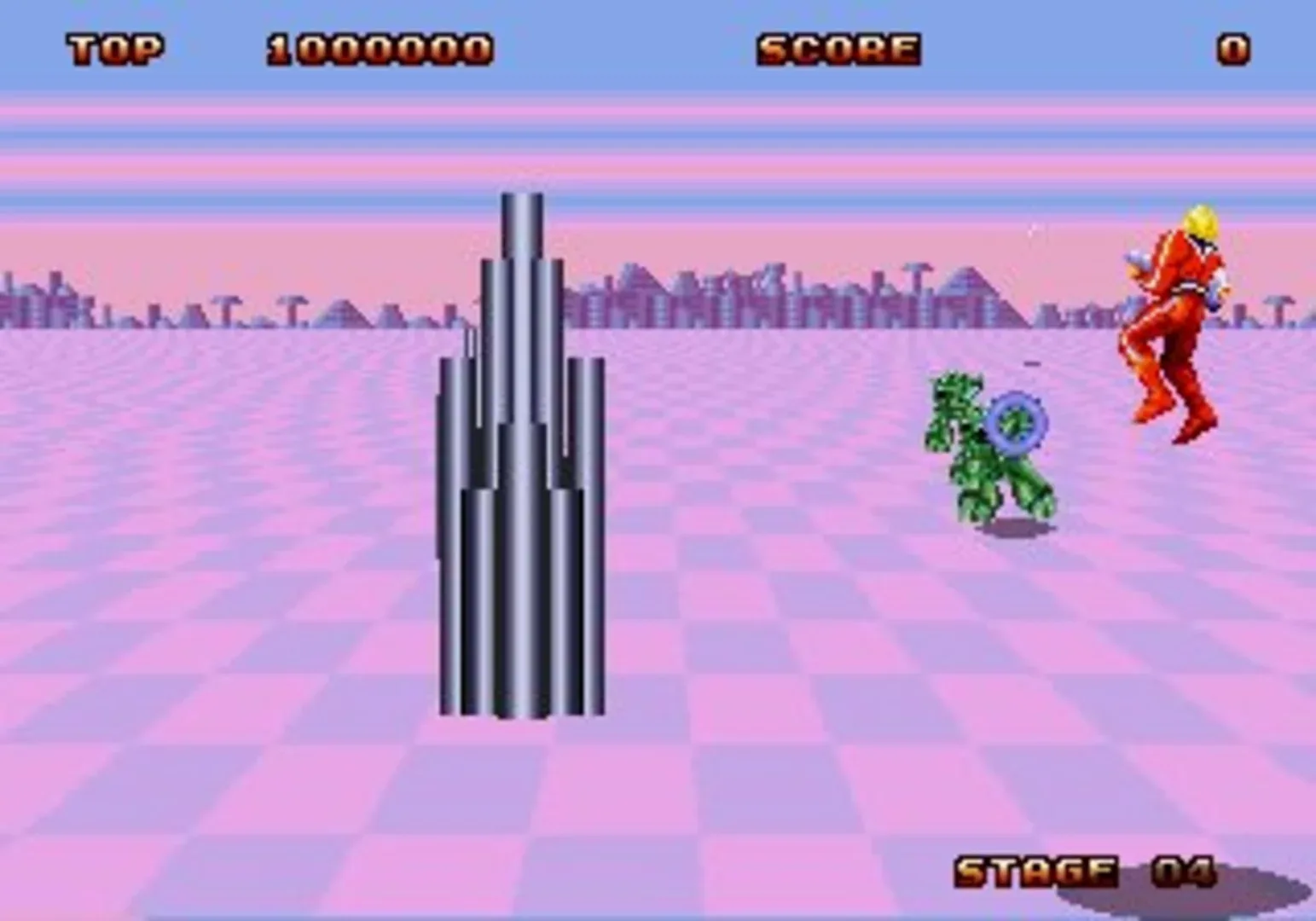 Captura de pantalla - Space Harrier II