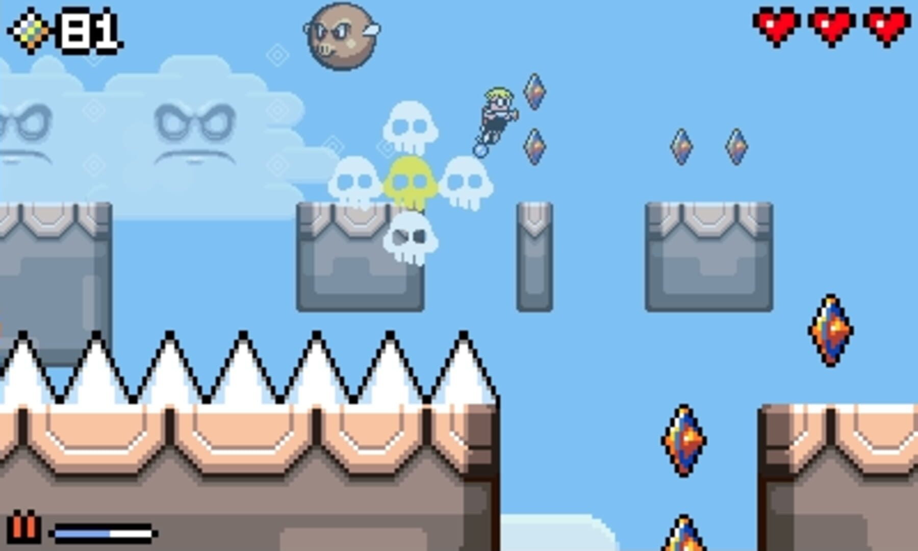 Captura de pantalla - Mutant Mudds