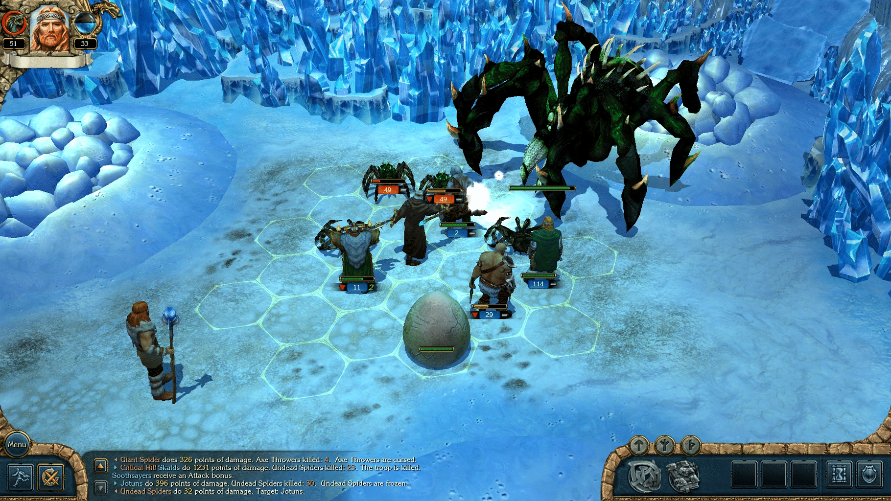 King's Bounty: Warriors of the North screenshot