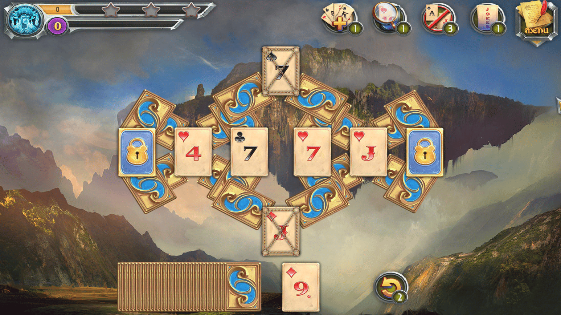 Mystic Journey: Tri Peaks Solitaire screenshot