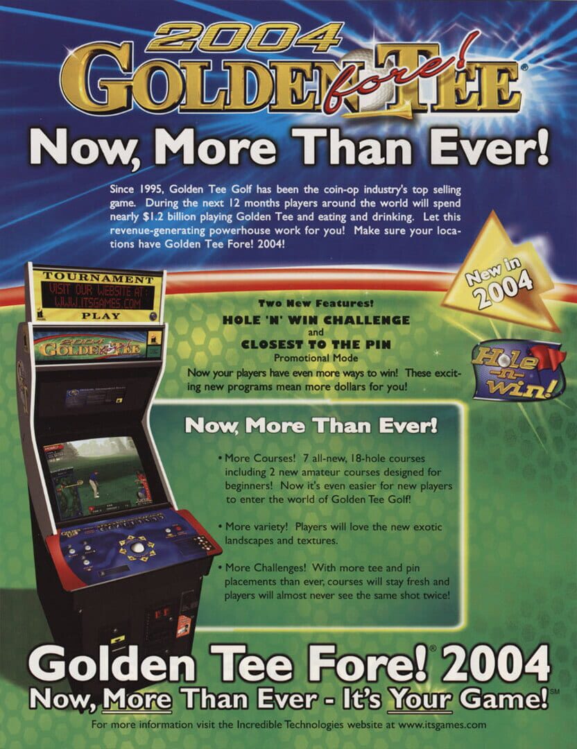 Golden Tee Fore! 2004 cover art