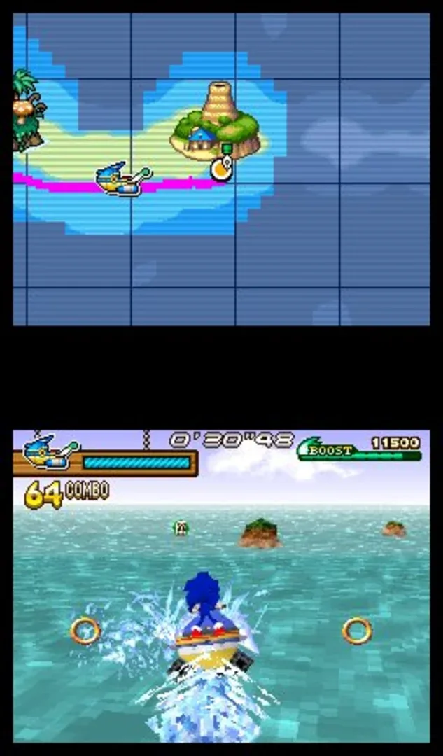 Captura de pantalla - Sonic Rush Adventure