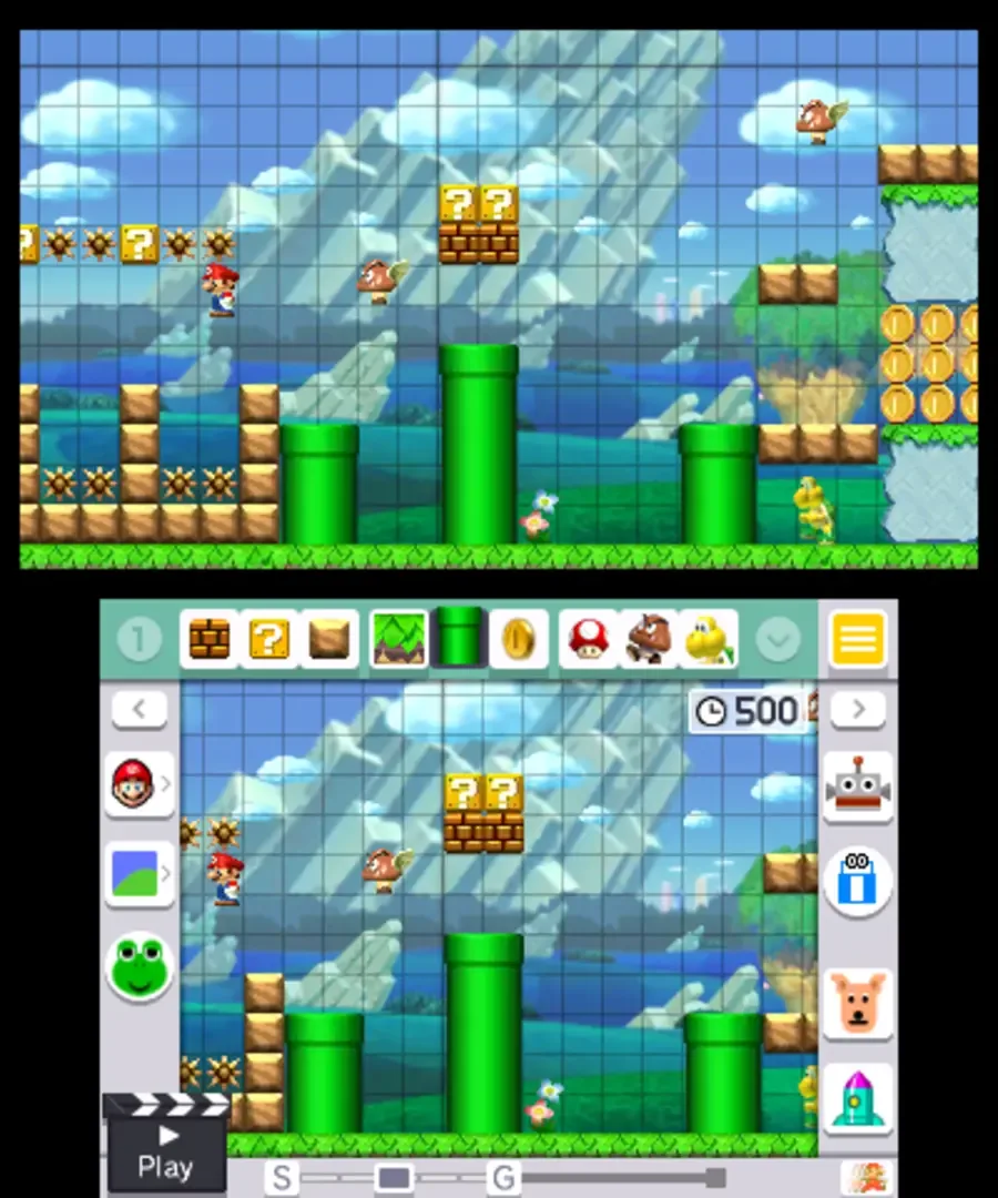 Captura de pantalla - Super Mario Maker for Nintendo 3DS