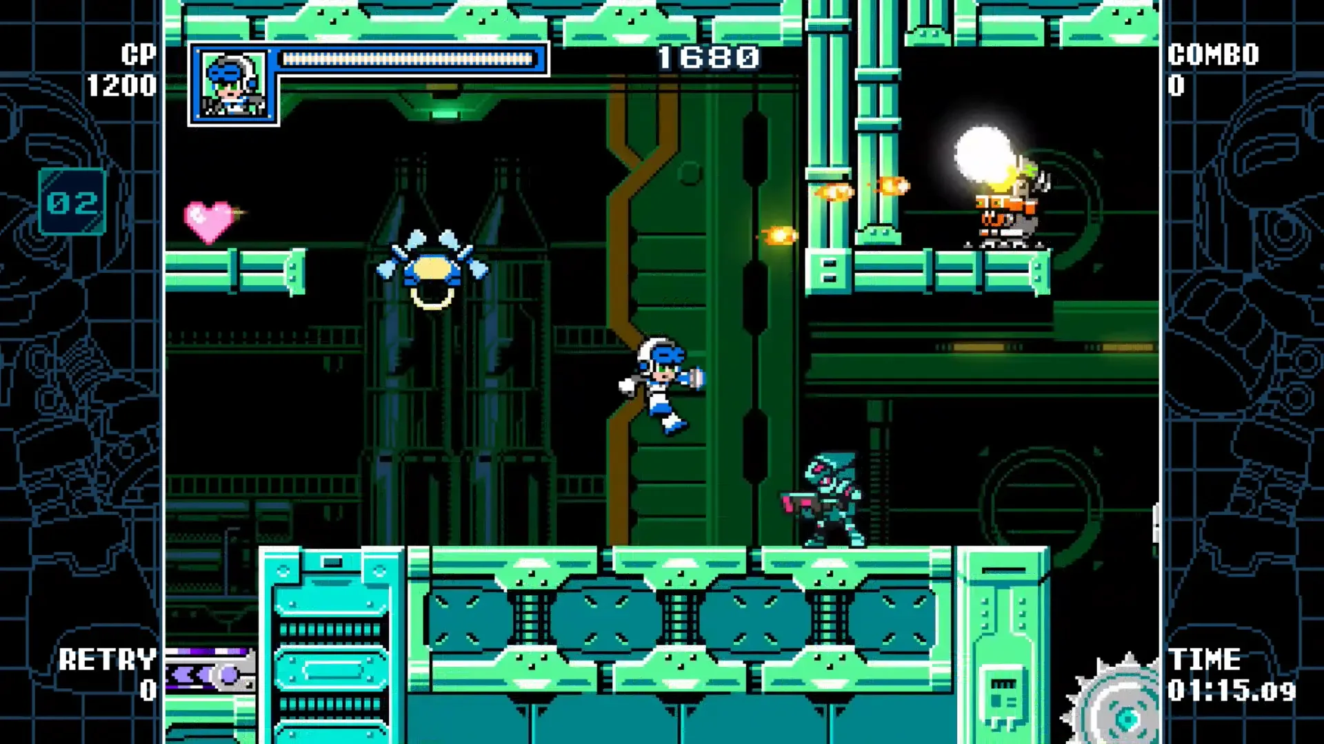 Captura de pantalla - Mighty Gunvolt Burst